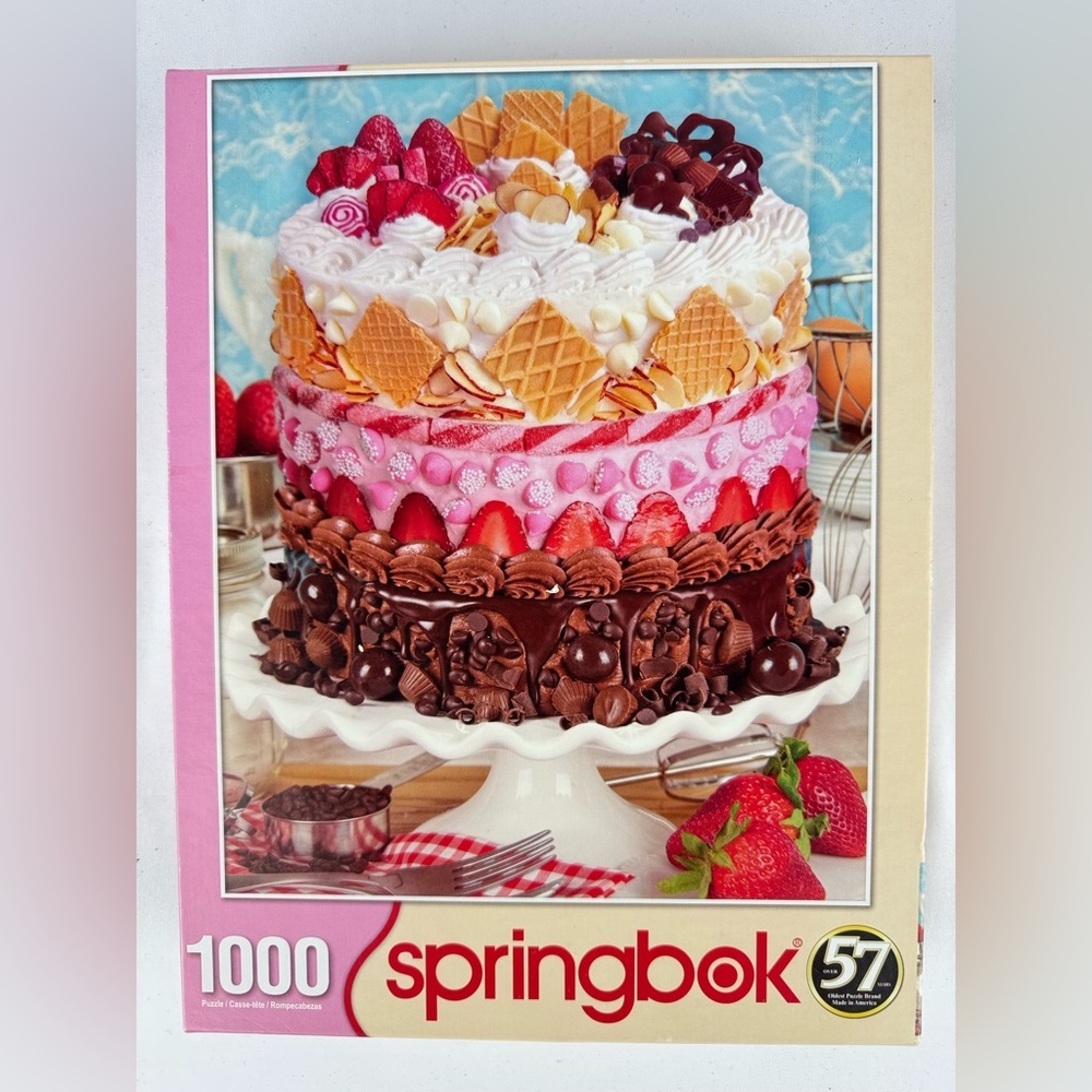 NWT Springbok “Icing on the Cake” 1000 Piece Puzzle